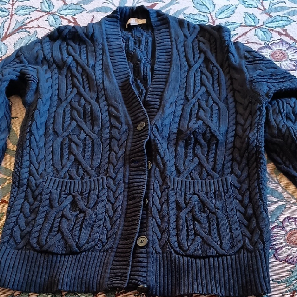 J. Crew Cable Cardigan
